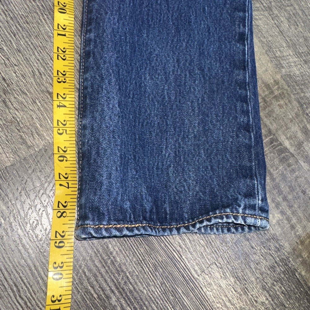 Vintage Levi's 501 Men's 36x30 Button Fly Dark Wash Jeans Made In Mexico - Picture 8 of 10